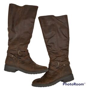Baretraps Cathleen knee high riding moto boots
